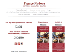 Tablet Screenshot of francenadeau.com